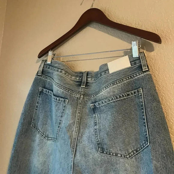 New Pistola Surf Distressed Jeans Button Fly Frayed Hem 32 NWT - Picture 6 of 9